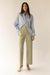 REGULAR LENGTH 28" TWILL WIDE LEG PANT