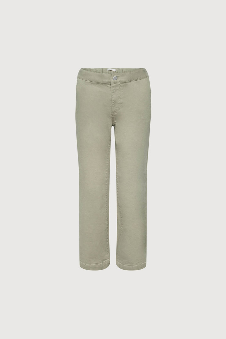 REGULAR LENGTH 28" TWILL WIDE LEG PANT