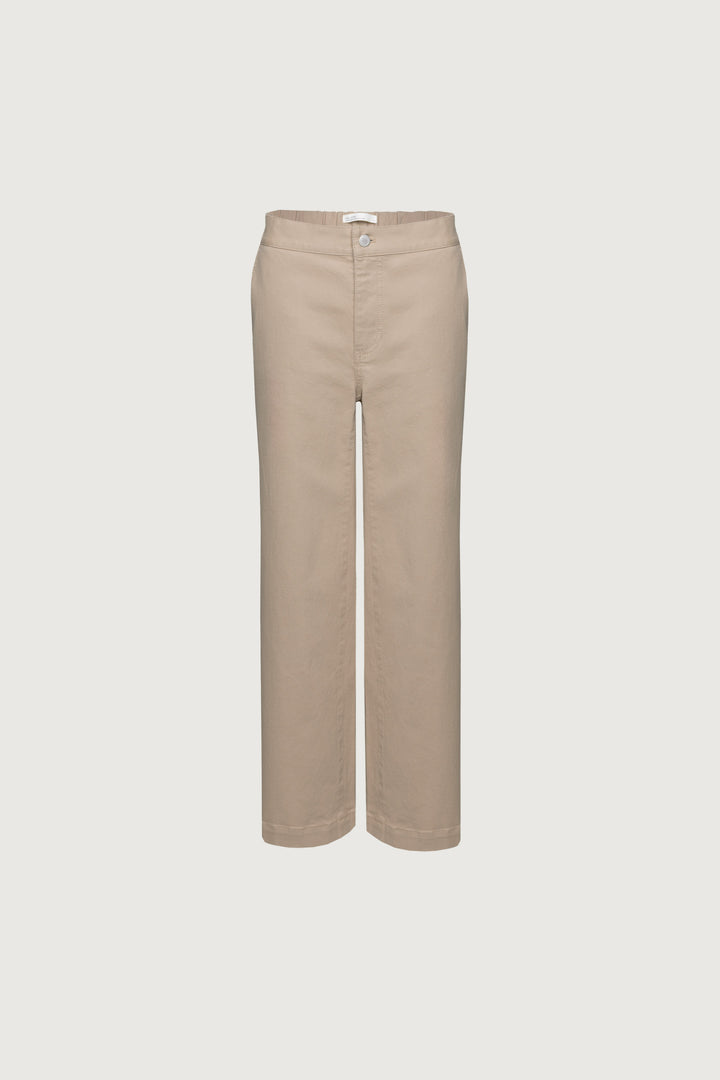 REGULAR LENGTH 28" TWILL WIDE LEG PANT