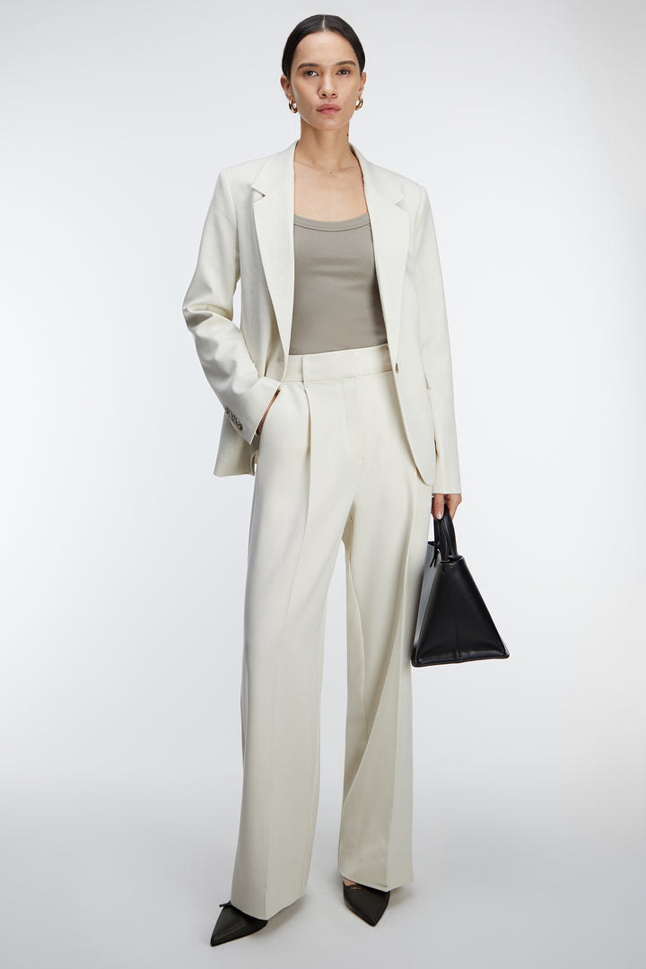 HIGH-RISE STRAIGHT LEG TROUSER