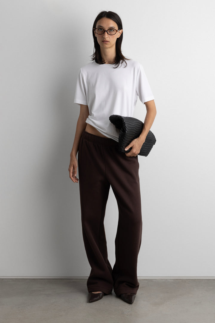 FLEECE STUDIO SWEATPANT WITH SHOCKCORD HEM