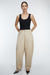 BOTTOM SNAP COTTON TWILL PANTS