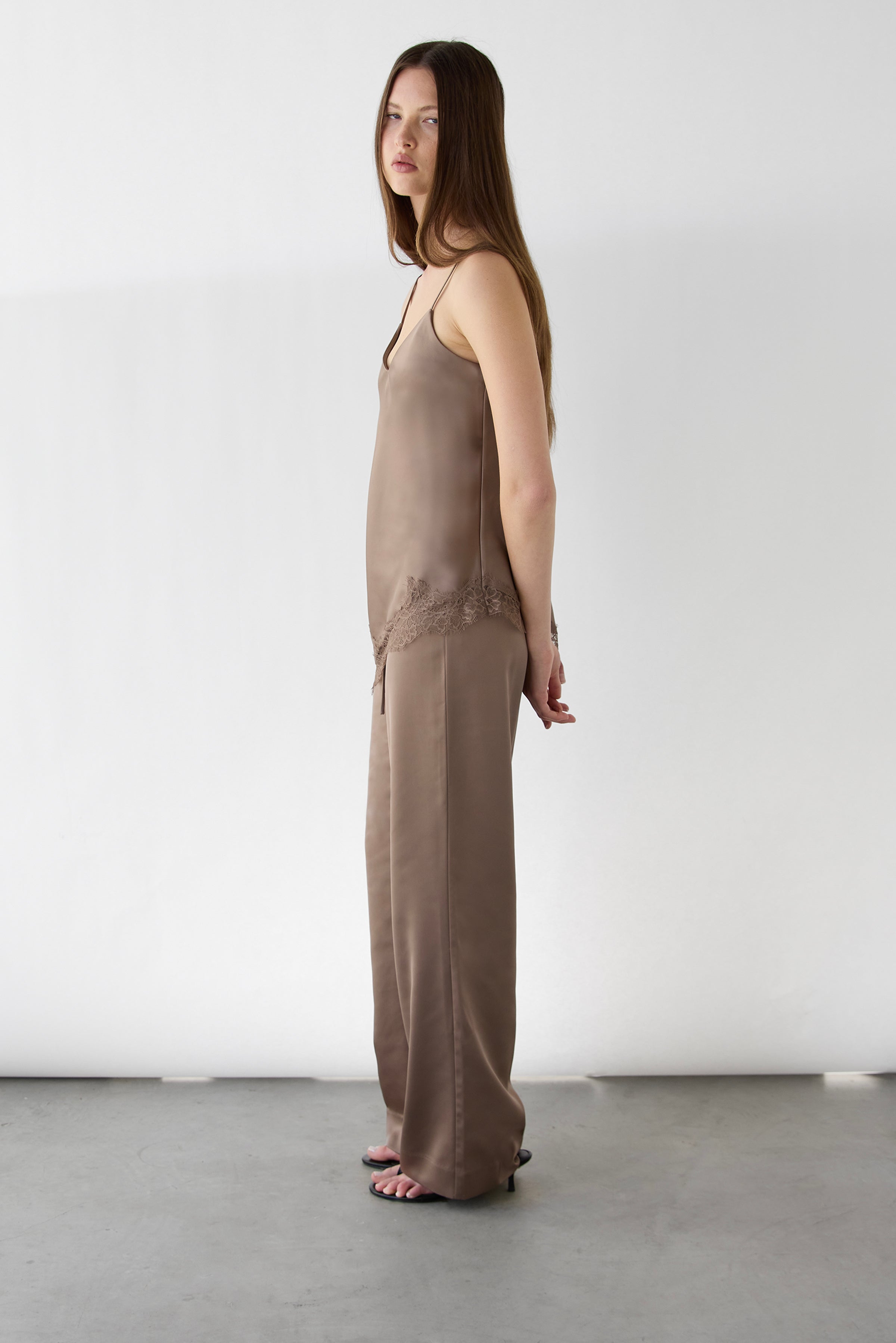 Cropped Semi-Sheer Cardigan | OAK + FORT – OAK + FORT USA