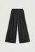 Wide leg pant with tucking detail in black — main image
