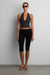 Capri leggings in black — main image
