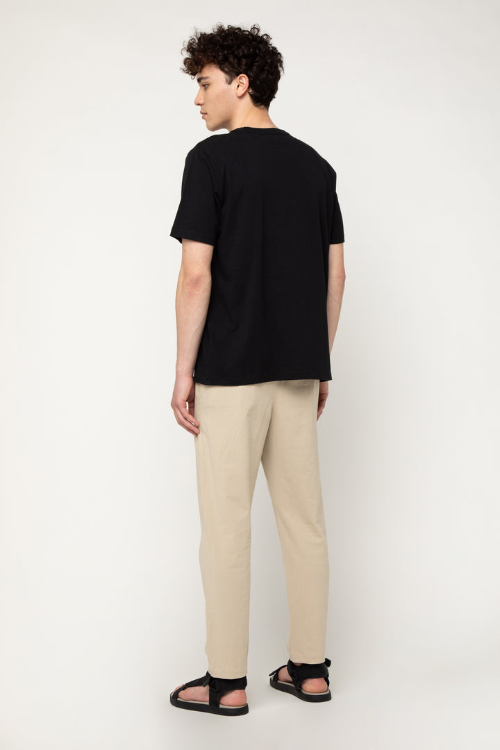 SLIM FIT PANTS in Beige — alternate angle