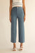 CROPPED LENGTH 26" TWILL WIDE LEG PANT