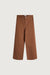 CROPPED LENGTH TWILL WIDE LEG PANT