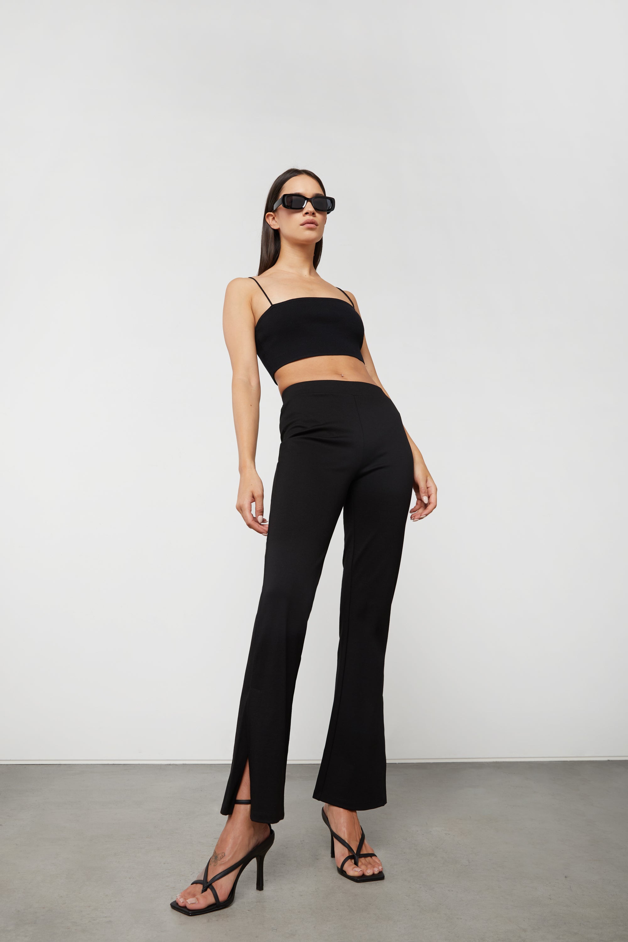 Side Split Hem Pant | OAK + FORT – OAK + FORT USA