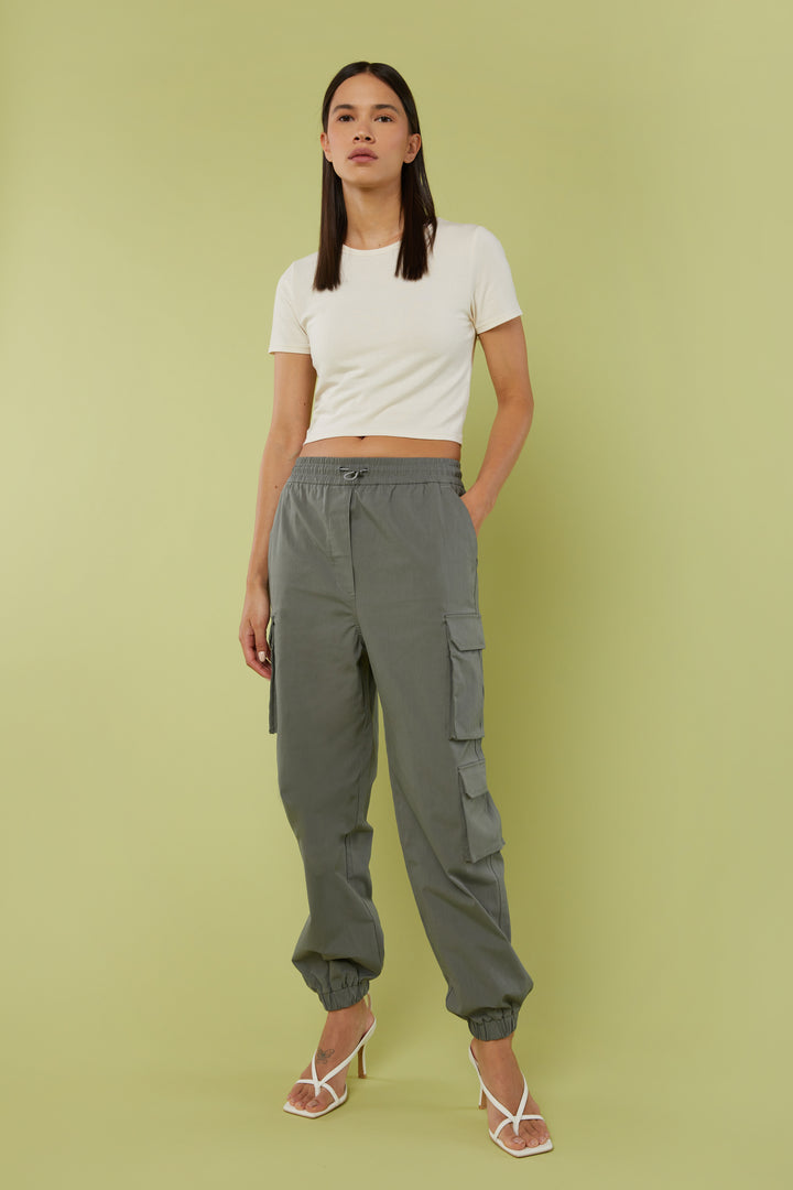 CARGO JOGGERS in SAGE — alternate angle