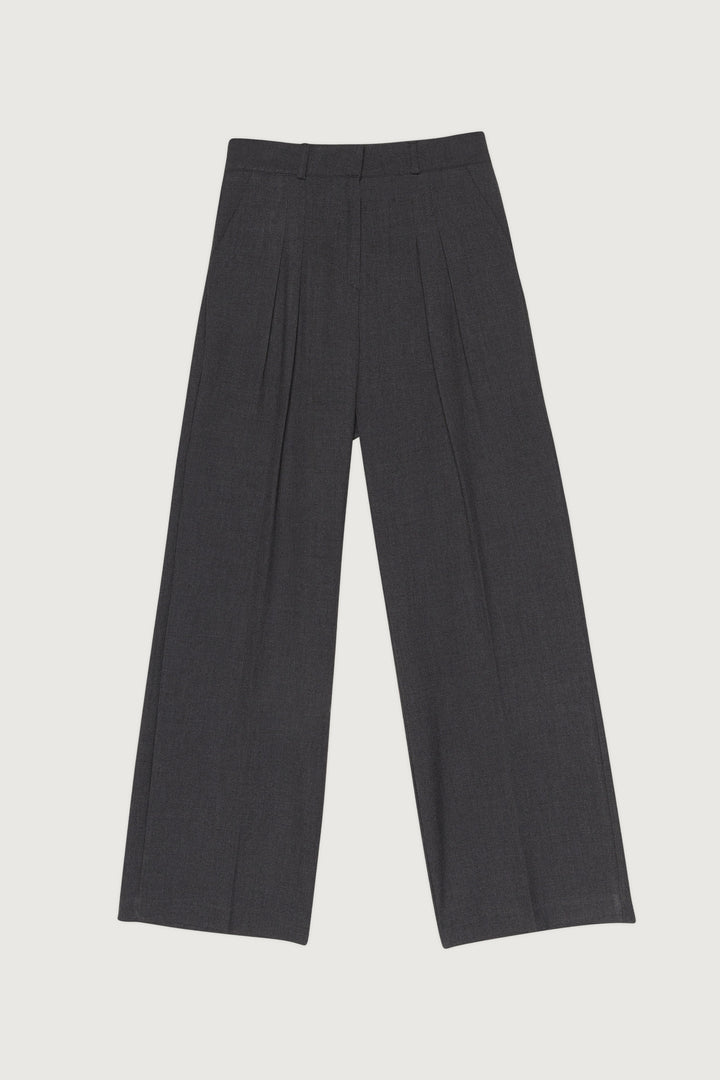 STRAIGHT LEG PANT in GREY — alternate angle