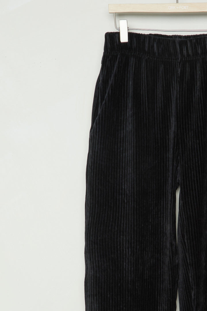 CORDUROY JOGGER in Black — alternate angle
