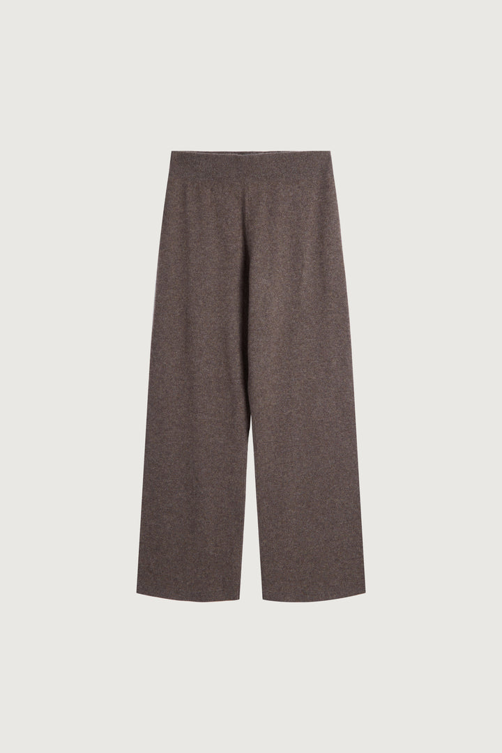 100% CASHMERE PANT in Turkish Coffee — alternate angle