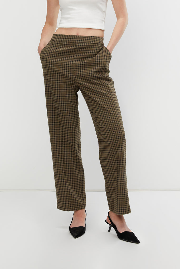 Plaid Trouser | OAK + FORT – OAK + FORT USA