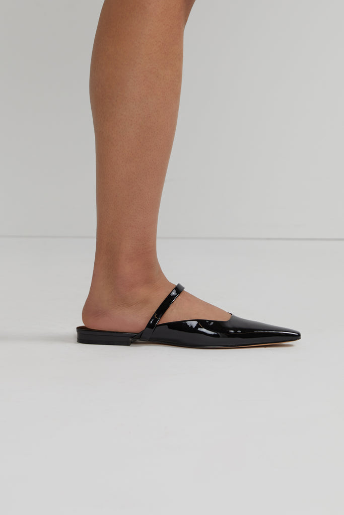 Black pointed toe flats hotsell