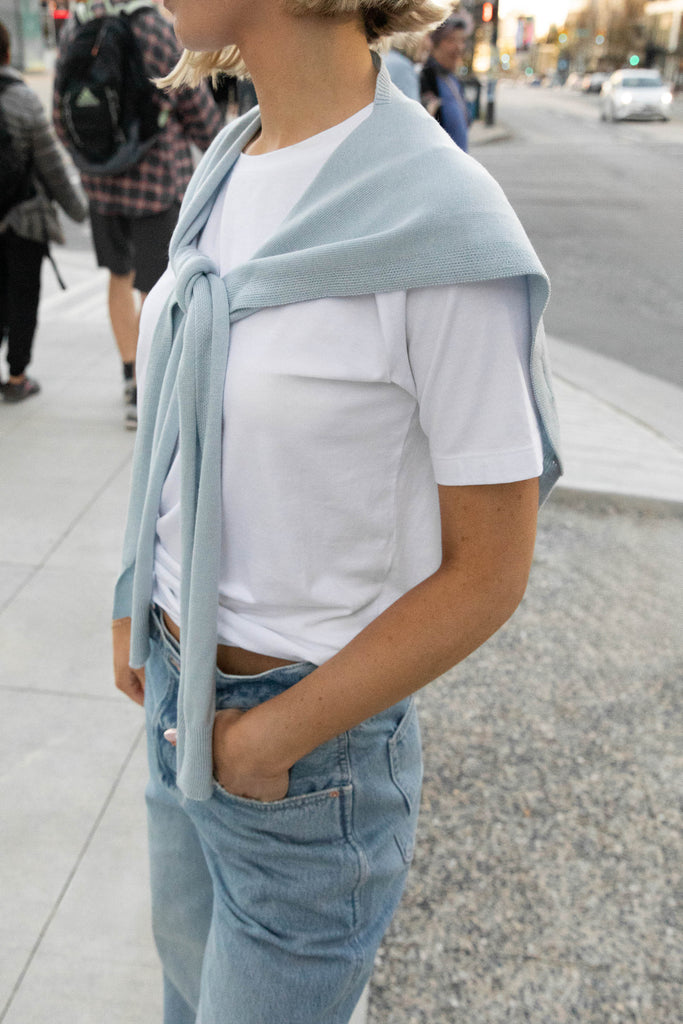 Cardigan Effect Scarf | OAK + FORT – OAK + FORT USA