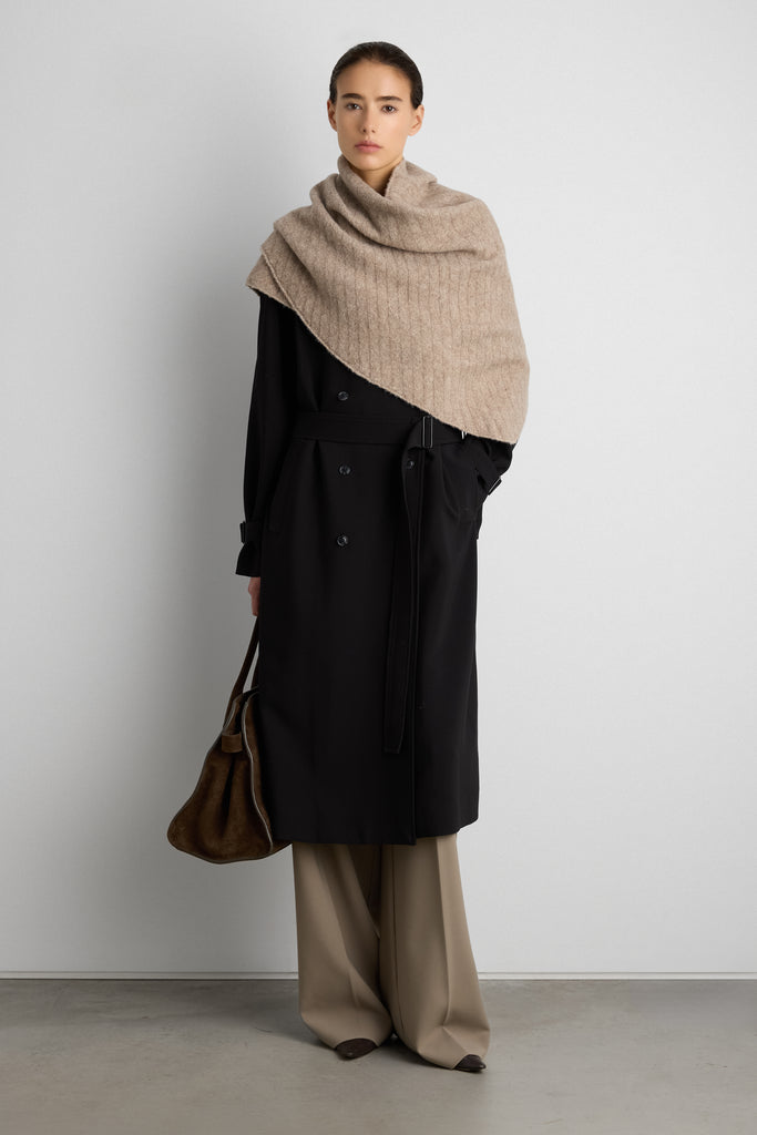 Knit Shawl Scarf | OAK + FORT – OAK + FORT USA