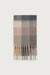 Patterned scarf with tassels in pastel check — main image
