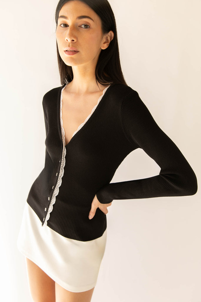 Lace Cardigan and Tank Set | OAK + FORT – OAK + FORT USA