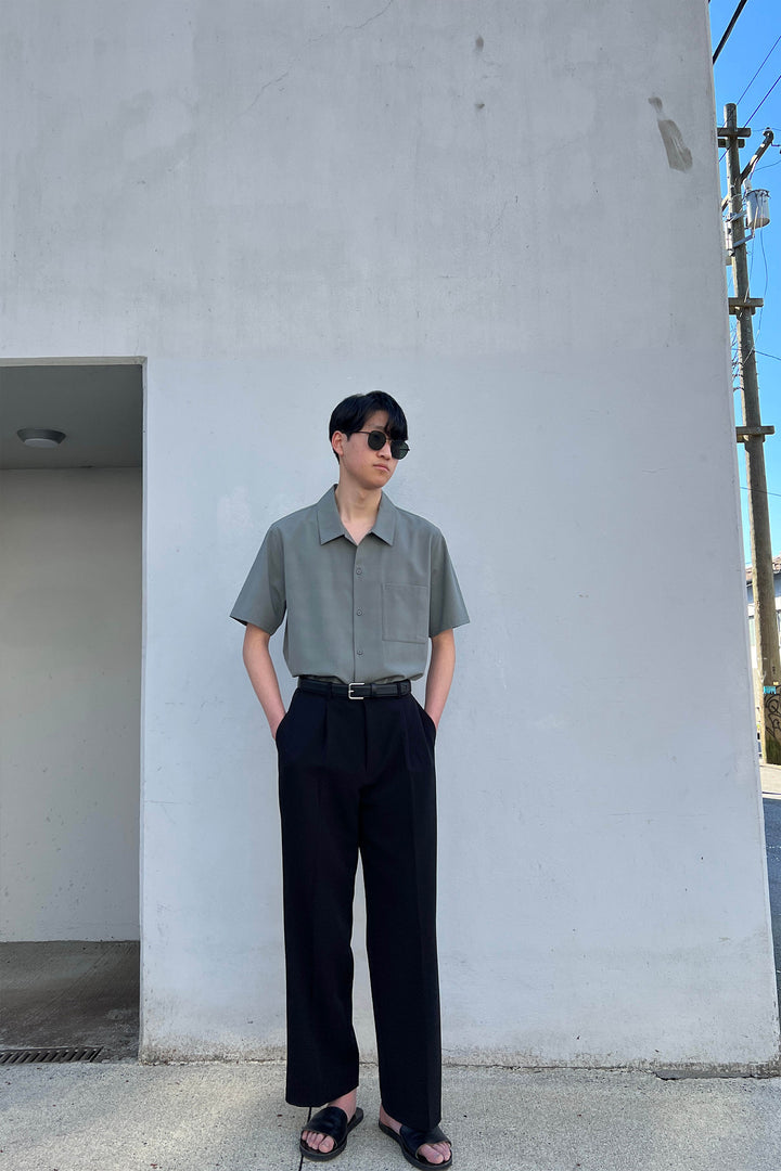 SHORT SLEEVE SHIRT in Sedona Sage — alternate angle