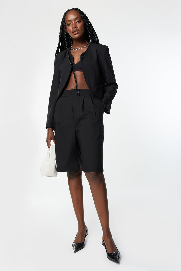 SUIT SHORT in Black — alternate angle