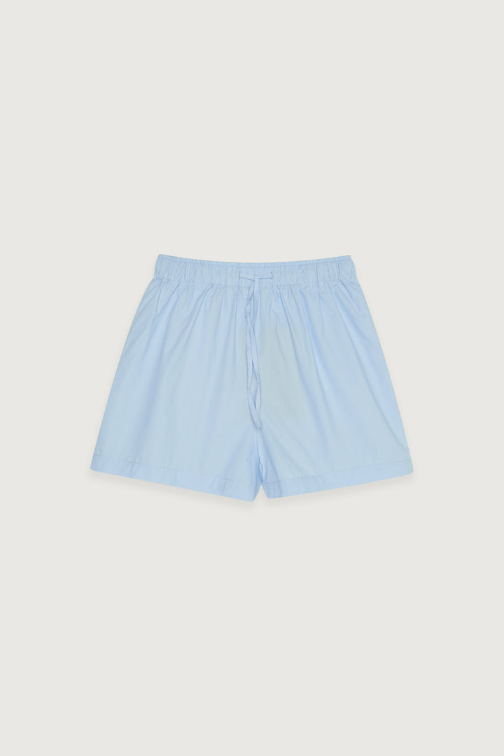 POPLIN SHORT in Cerulean — alternate angle
