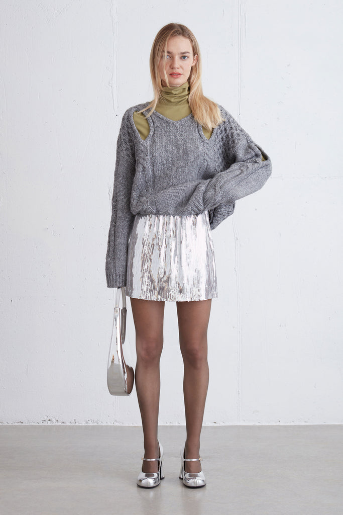 Sequin Mini Skirt OAK FORT OAK FORT USA