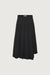 MIDI PLEATED ASYMMETRICAL SKIRT