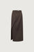 WRAP MAXI SUITING SKIRT