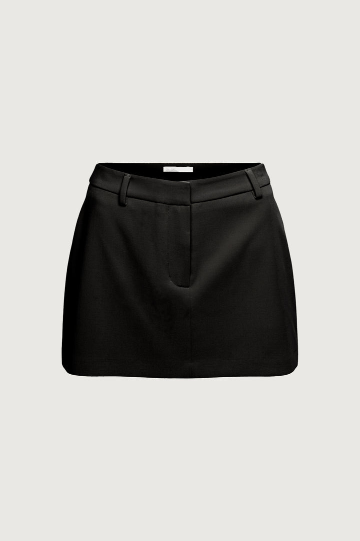 Black Suiting Mini Skirt – OAK+FORT