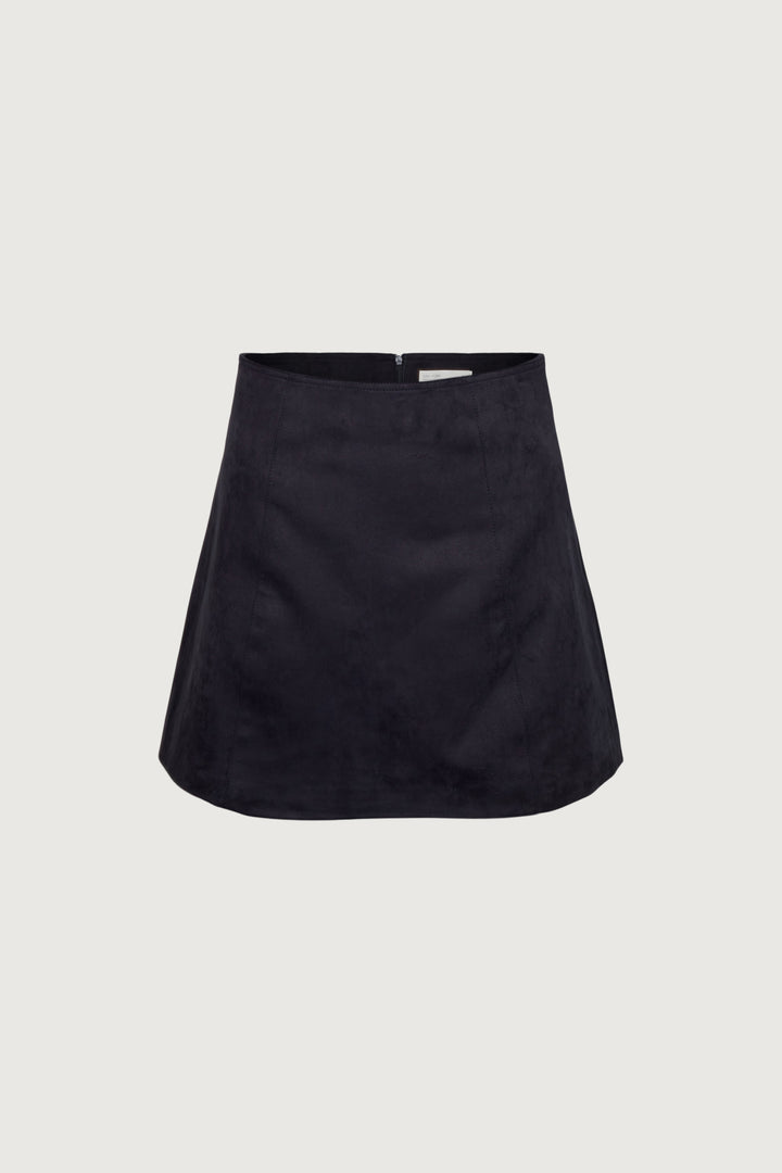 VEGAN SUEDE MINI SKIRT