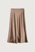 SATIN MIDI SKIRT