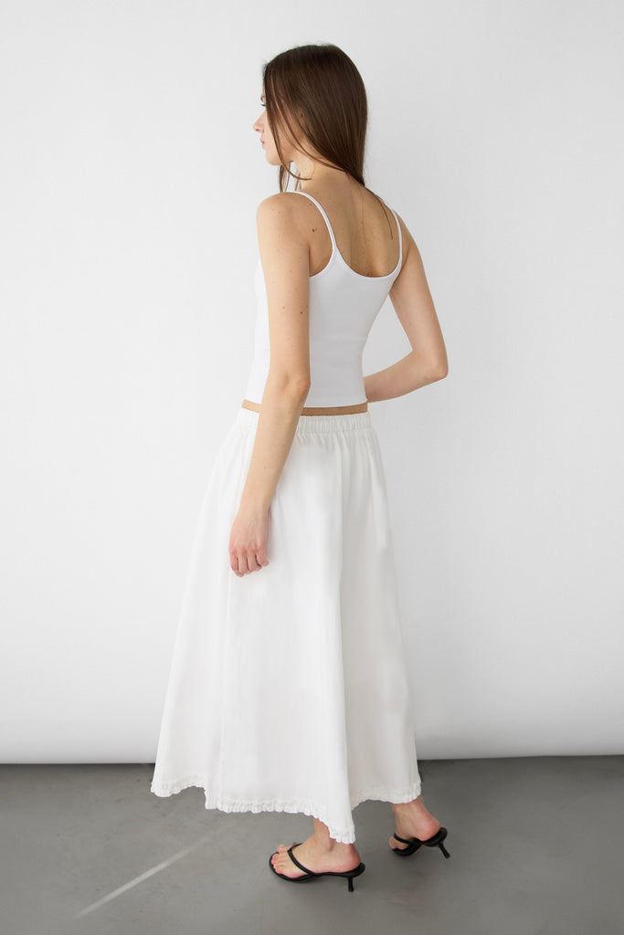 Polka Dot Maxi Skirt | OAK + FORT – OAK + FORT USA