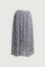 Plaid pleated maxi skirt in blue plaid — main image