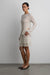 Drift knit midi skirt in cream — main image