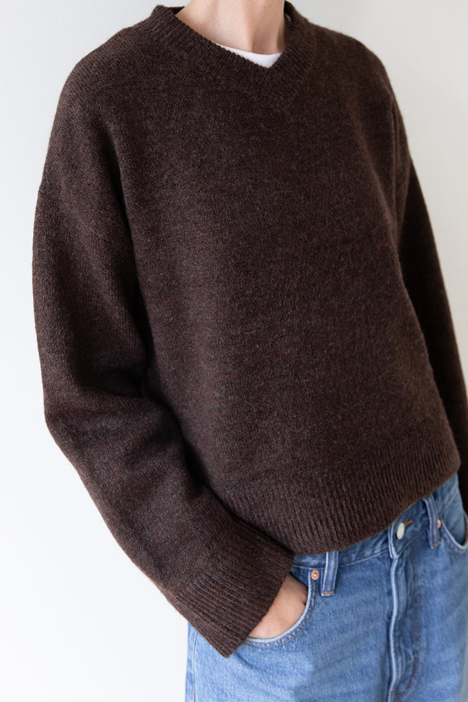 V-NECK SWEATER – OAK + FORT USA