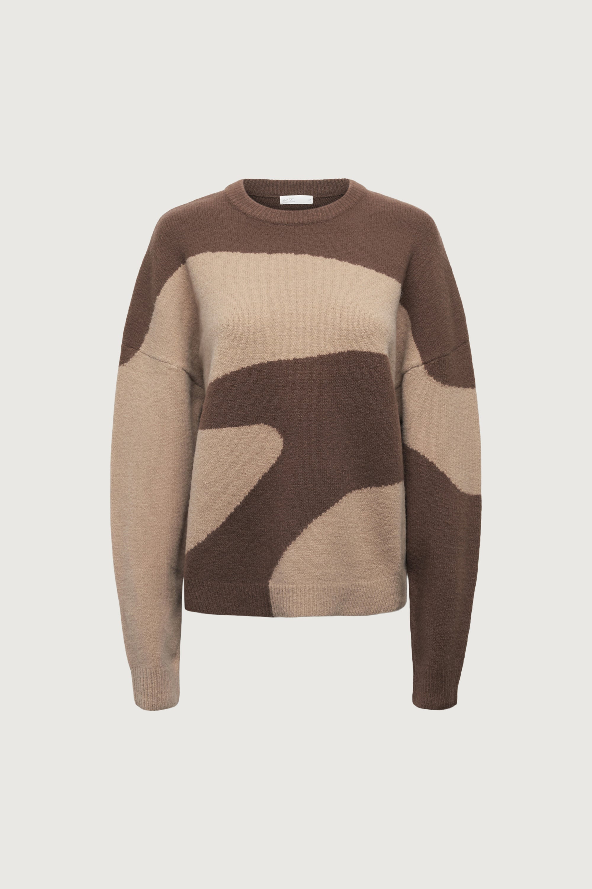 Oversized Intarsia Sweater | OAK + FORT – OAK + FORT USA