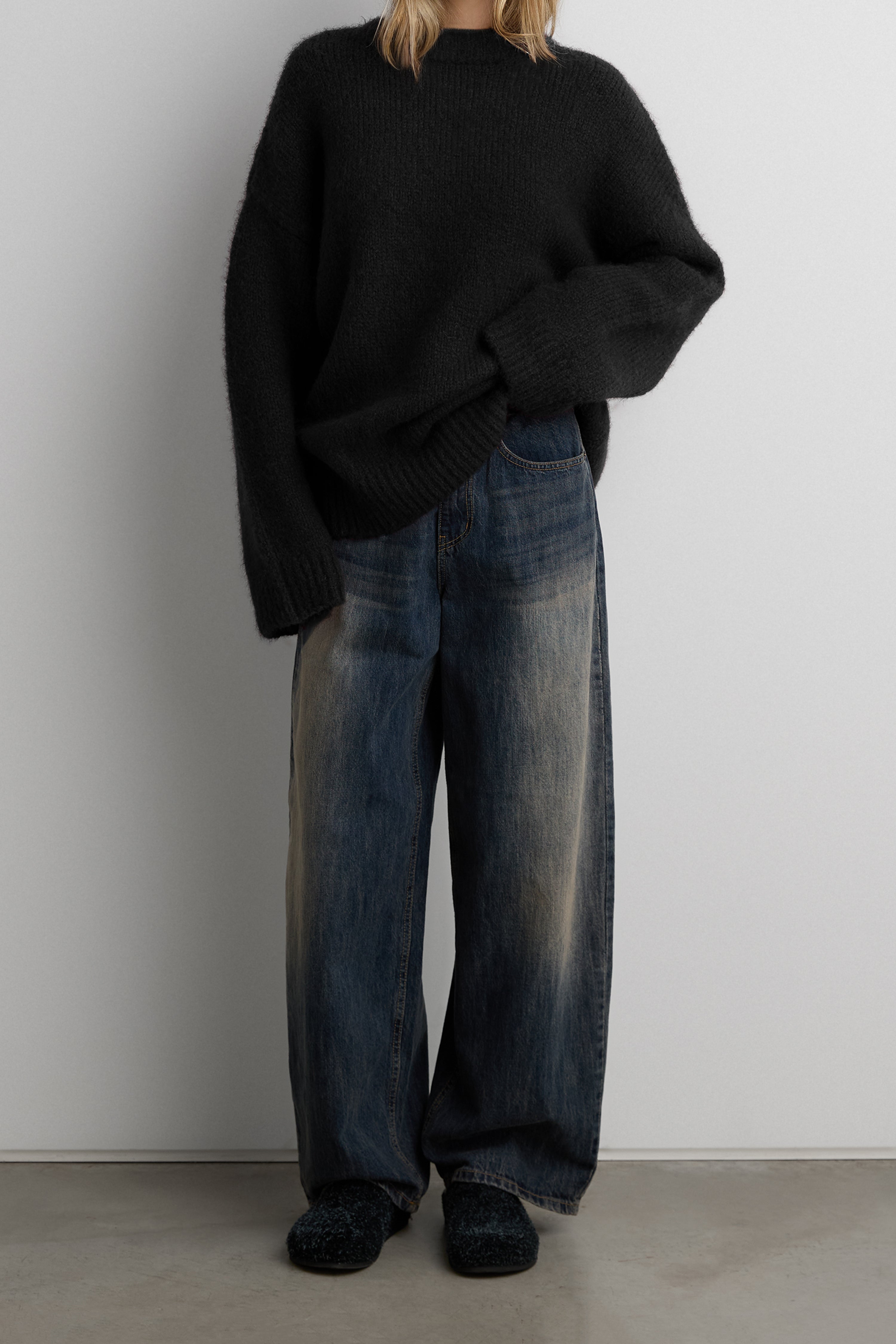 Oversized Crewneck Sweater | OAK + FORT – OAK + FORT USA