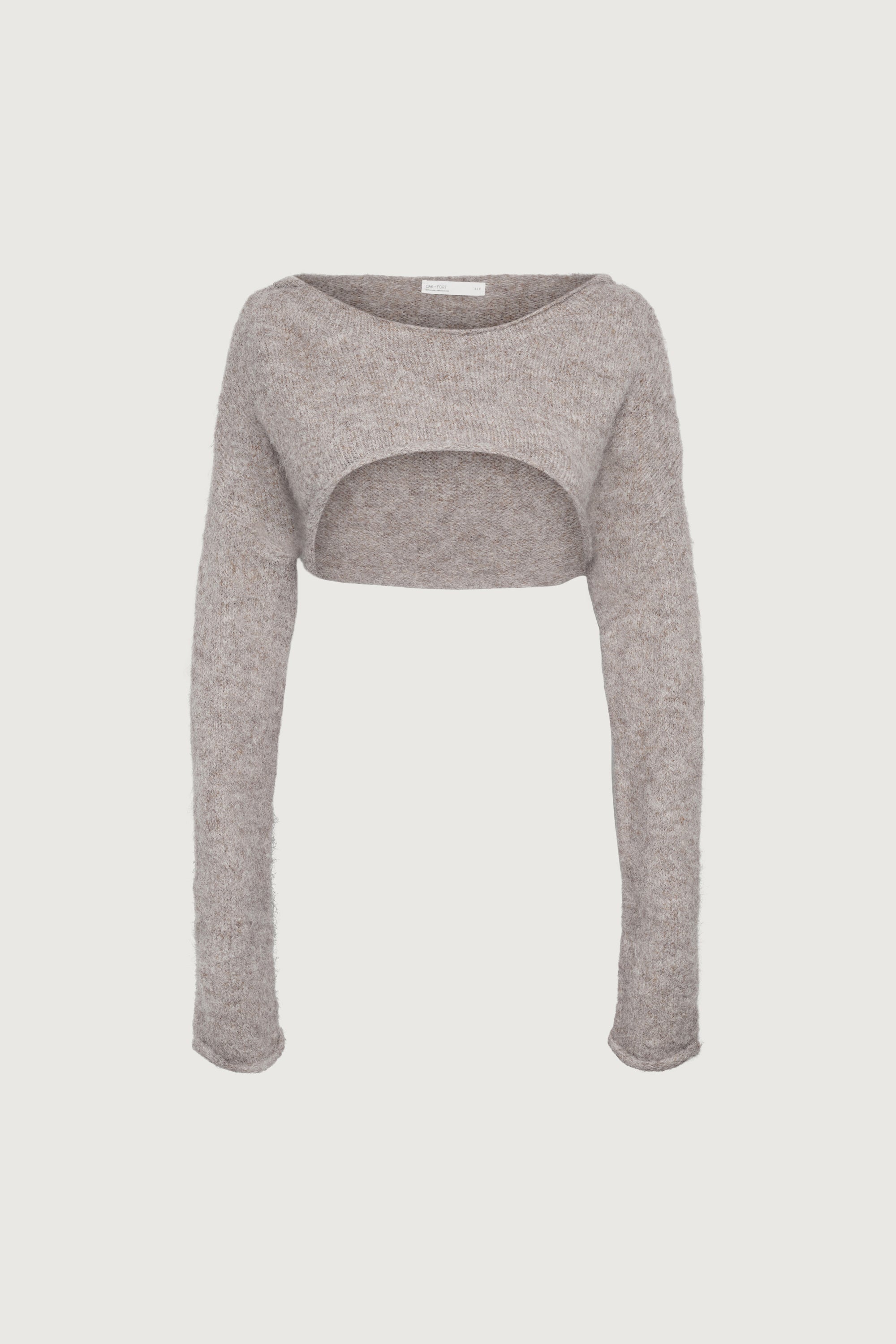 Mohair Wool Blend Bolero | OAK + FORT – OAK + FORT USA