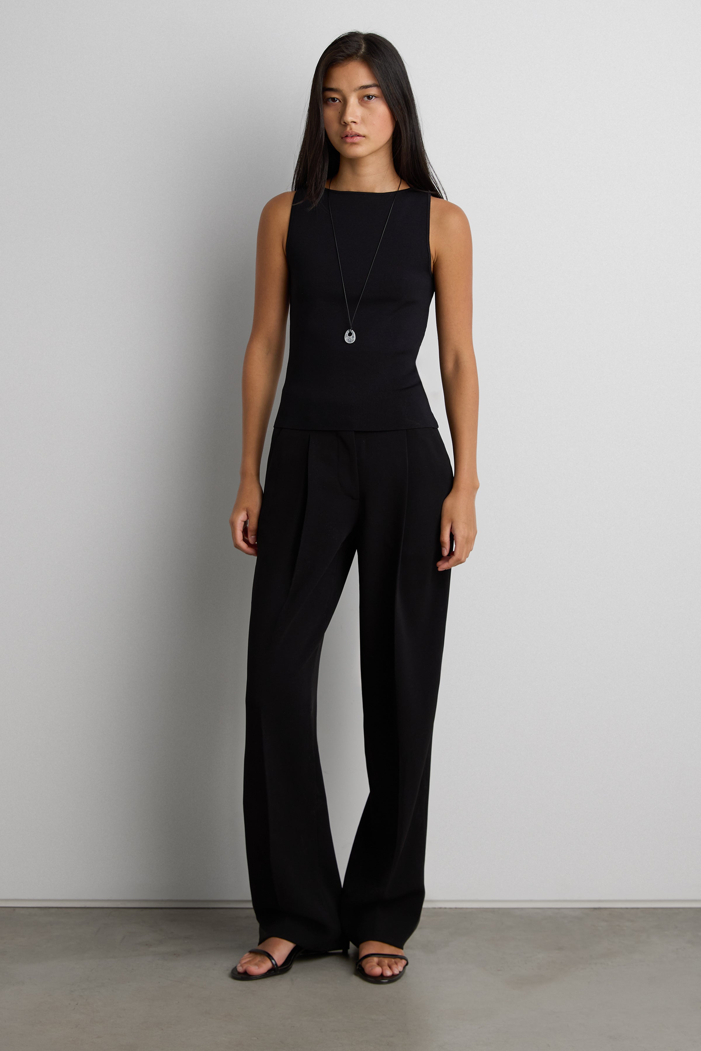 Boat Neck Tank Top | OAK + FORT – OAK + FORT USA
