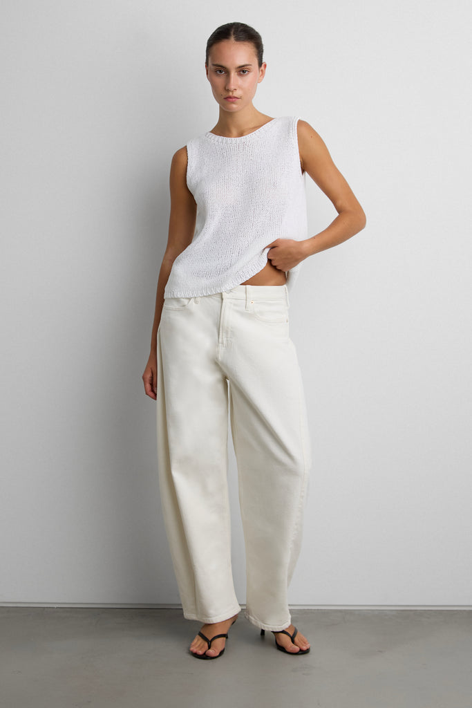 Open-Knit Sweater Vest | OAK + FORT – OAK + FORT USA