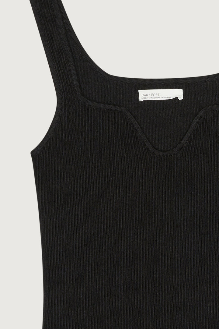 SWEATER TANK in Black — alternate angle