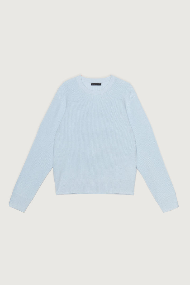 CLASSIC FIT SWEATER in Dark Illusion Blue — alternate angle