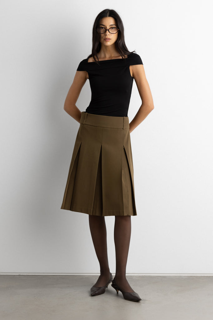 Off Shoulder Knit Top | OAK + FORT – OAK + FORT USA