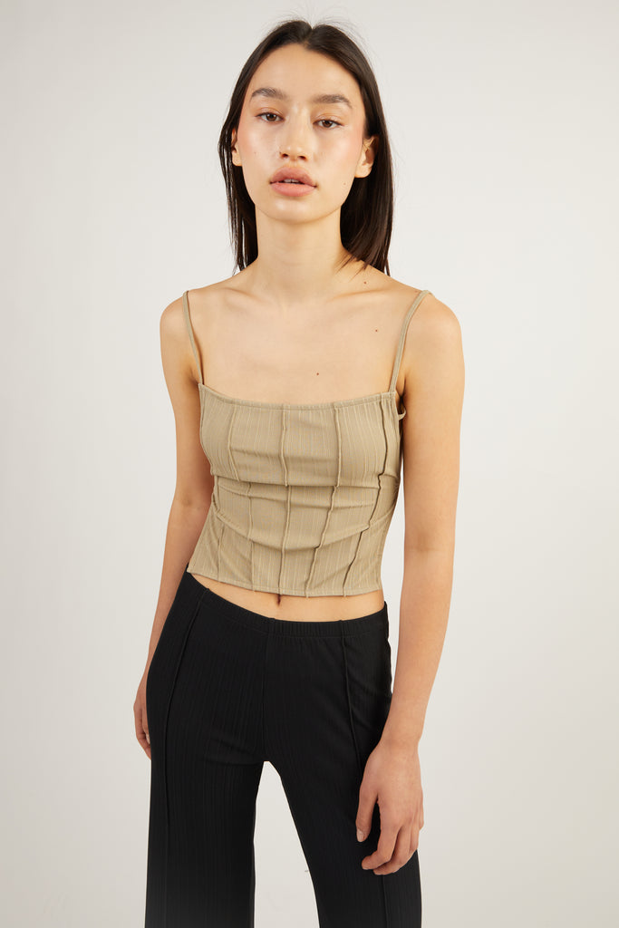 Open Back Crop Top | OAK + FORT – OAK + FORT USA