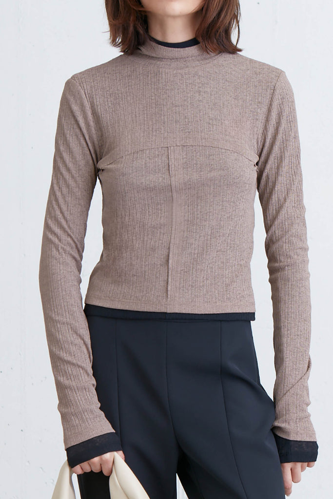 美品 F.C.R.B COOL TOUCH S/S MOCKNECK TOP Mockneck Top with Seam Details | OAK + FORT – OAK + FORT USA