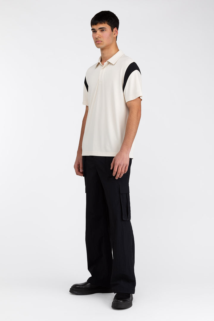 JERSEY POLO SHIRT in Birch — alternate angle