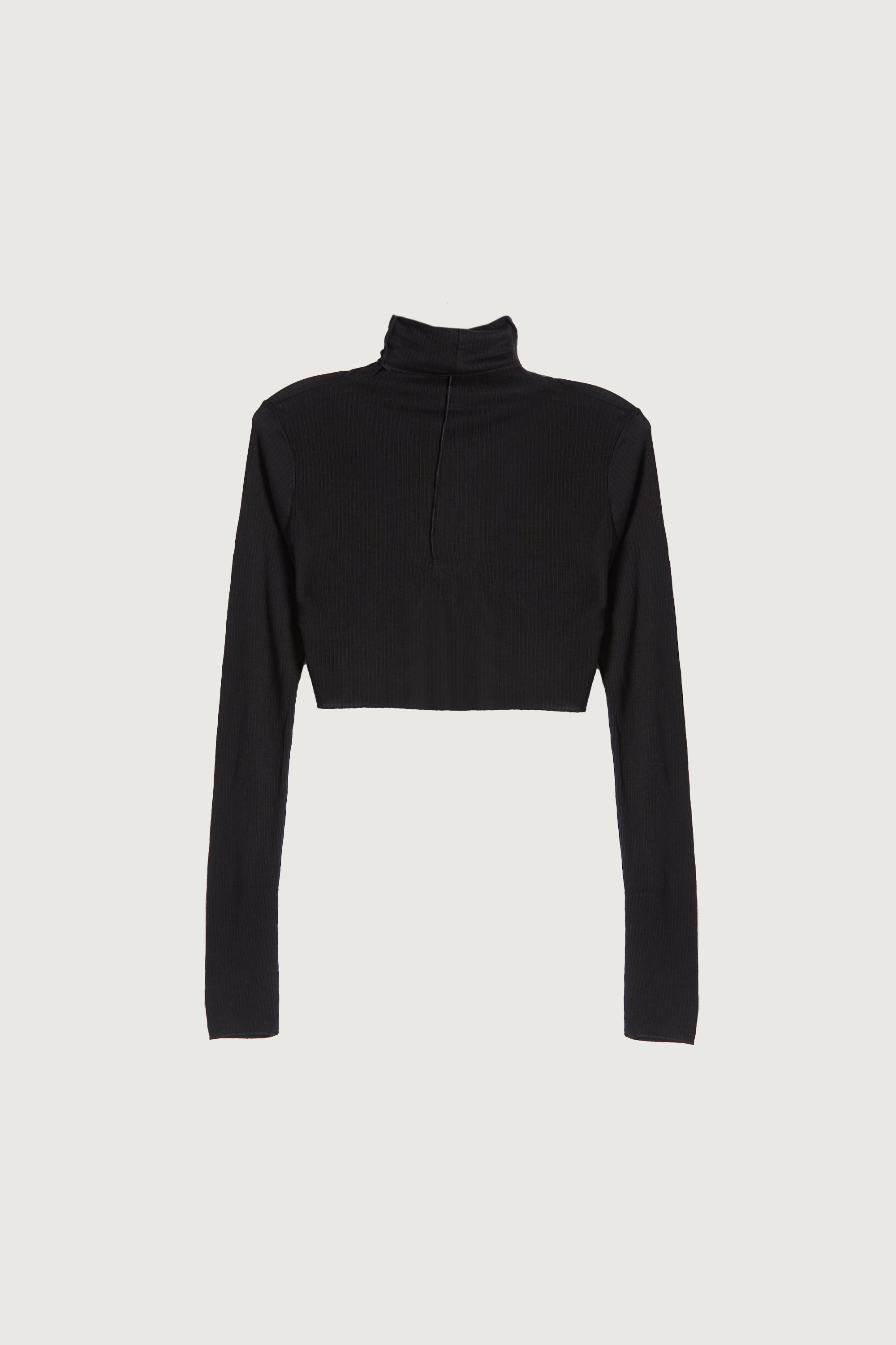 Cropped Turtleneck Top | OAK + FORT – OAK + FORT USA