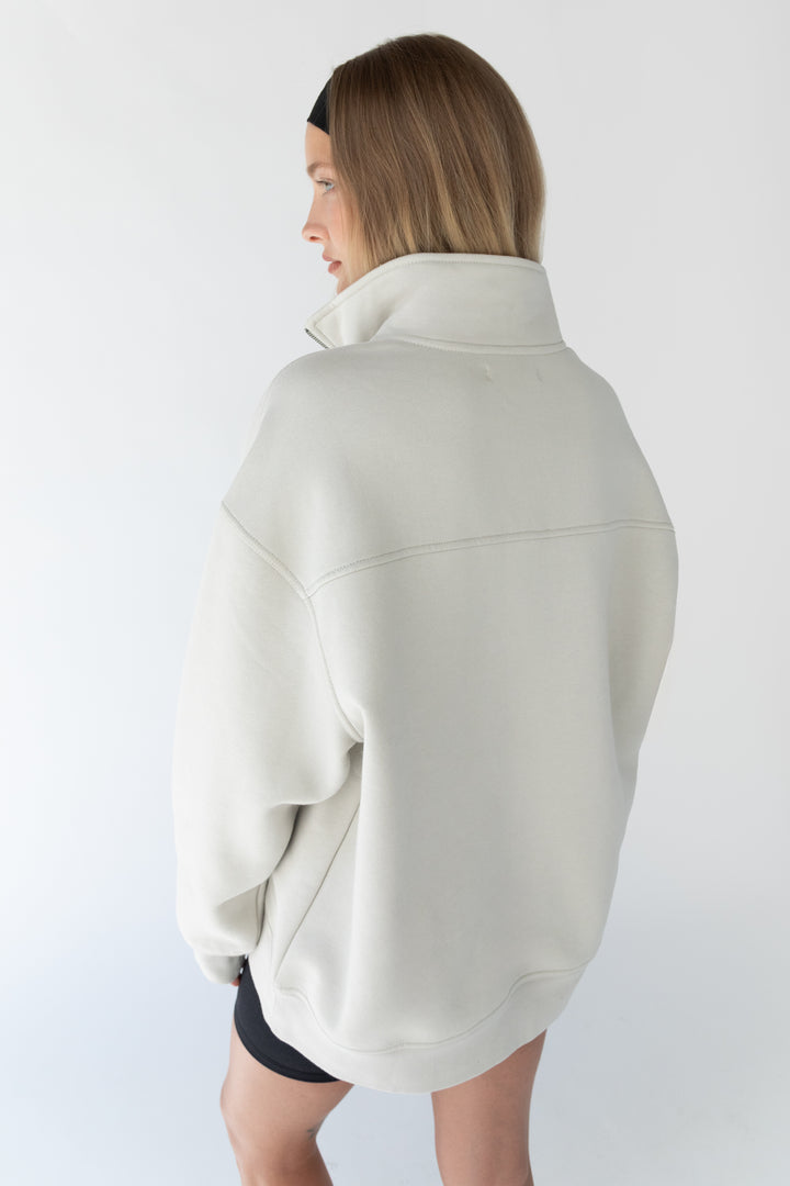 HALF-ZIP SWEATSHIRT