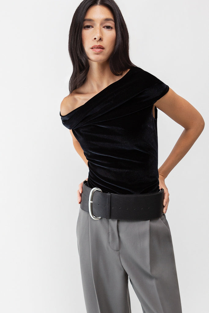 Velvet Off The Shoulder Top | OAK + FORT – OAK + FORT USA